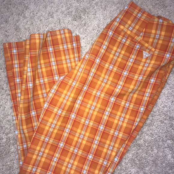 guess plaid pants
